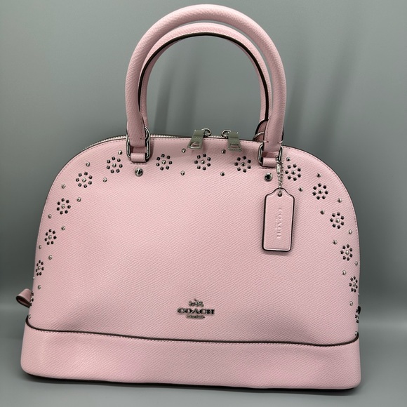 COPY - NWT 70%Off Coach Sierra Satchel in Crossgrain Leather Pink Retail $525